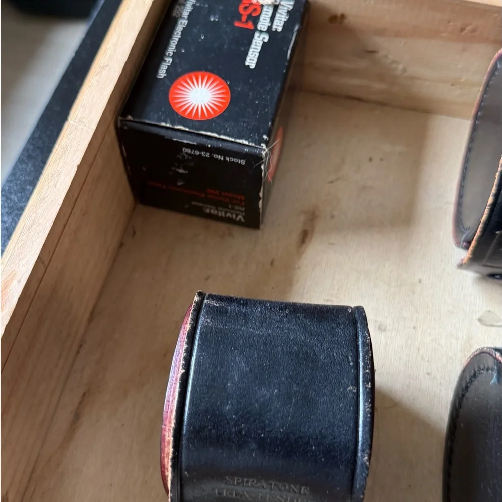 Black Camera Lens Set